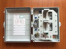 江苏款32芯光分路器箱四槽光分路器箱光缆分纤箱16芯分光分纤箱厂
