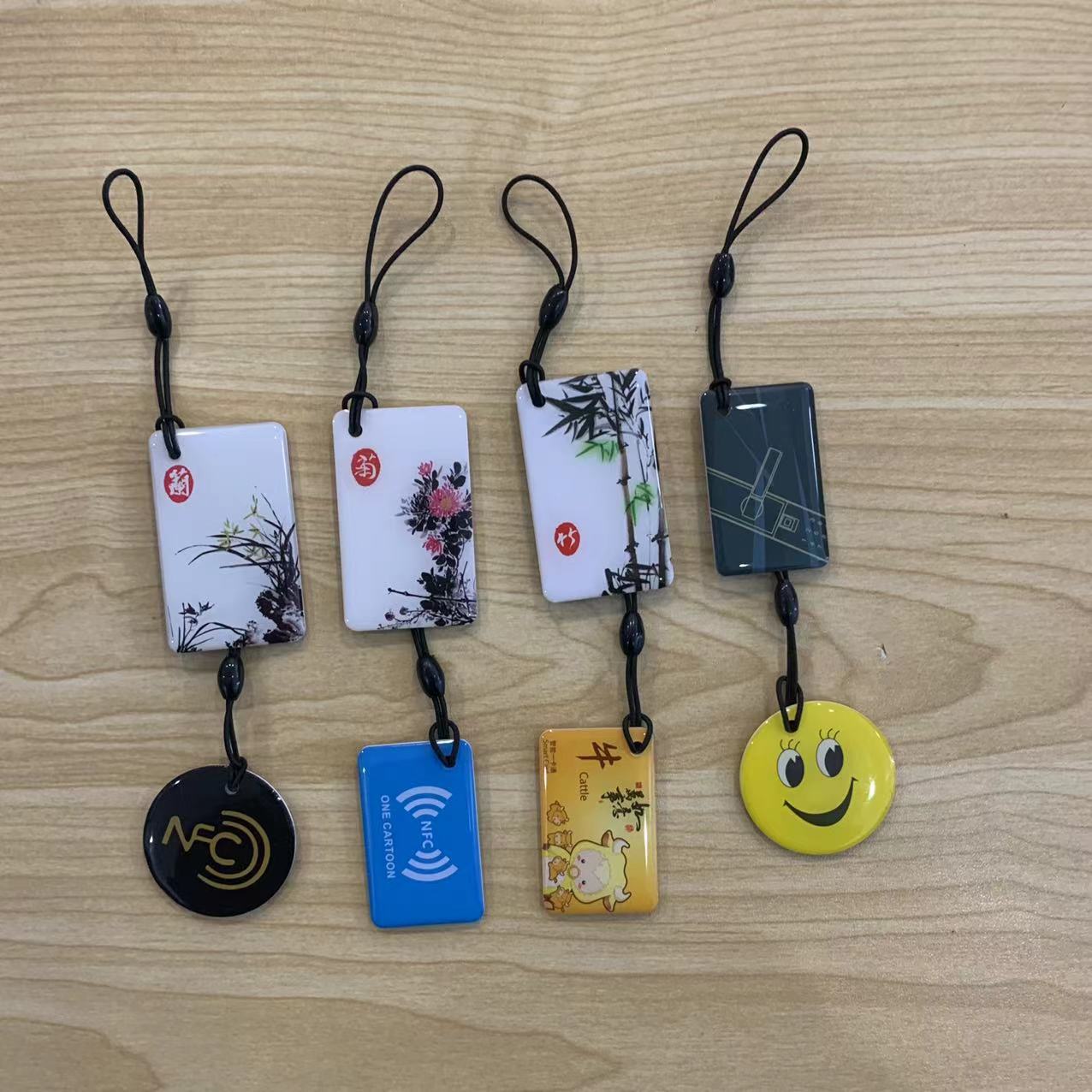 ic滴胶卡智能指纹锁通用m1门禁卡小区通版梅兰竹菊锁卡电梯卡擦写