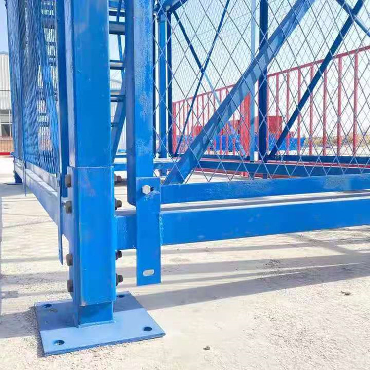 爬梯安全梯笼 基坑防护直爬梯 箱体组合式梯笼 高铁隧道高空爬梯