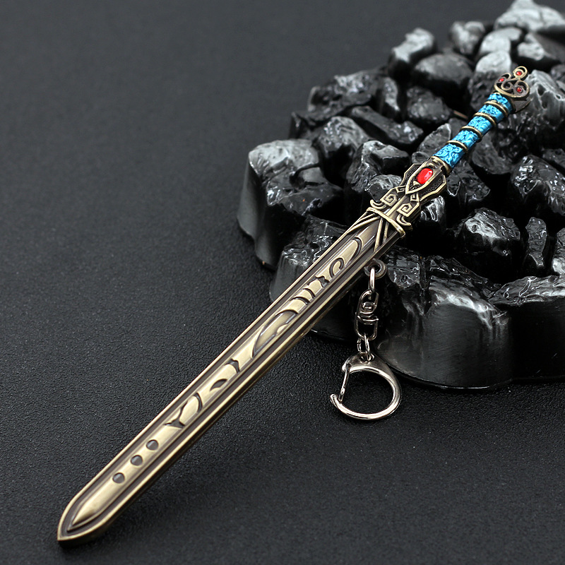 秦时动漫周边道家天宗掌门晓梦佩剑秋骊剑全金属16cm带鞘武器