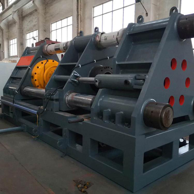 厂家货源1200吨卧式挤压机破碎料废铁压块机卧式铁屑钢屑打饼机