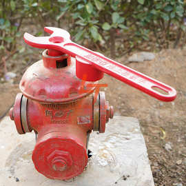 多功能消防扳手高硬度室外消防栓开关加厚标铸消防扳手五角开关