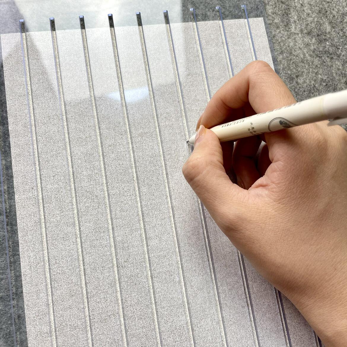 毛笔字打格神器小楷书法打格尺宣纸红外线打格器激光智能打格镇尺