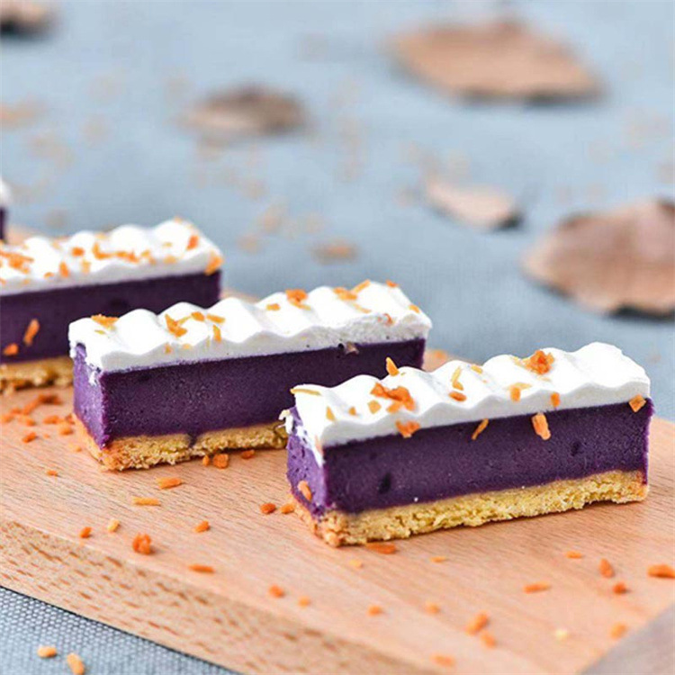 新品上市 轻肴食品紫薯蛋挞 520g/盒 未切分 冷冻蛋糕 下午茶佳选