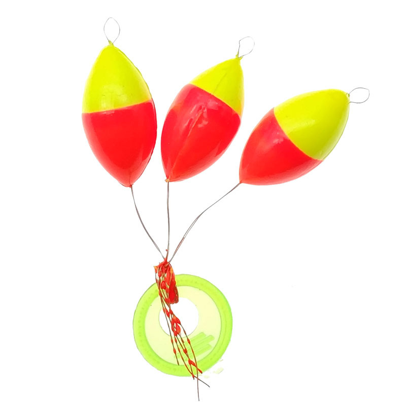 40包超大号7星漂特大物七星漂 散装加粗传统钓橄榄型双色黄红包邮