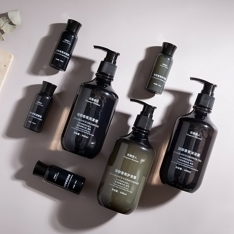 fragrance fragrance hotel shampoo shower gel disposable washing set fragrance five-star b & b factory wholesale