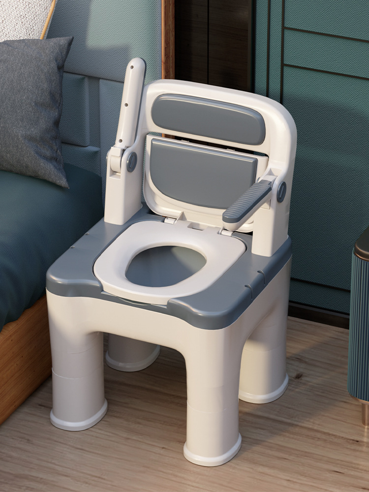 老人坐便器家用可升降老年人马桶坐便椅可移动室内孕妇座便器便携