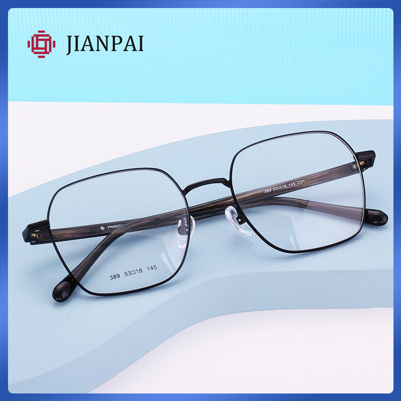 2021方氏眼镜389复古潮新款眼镜框男女方框学生眼镜架厂家批发
