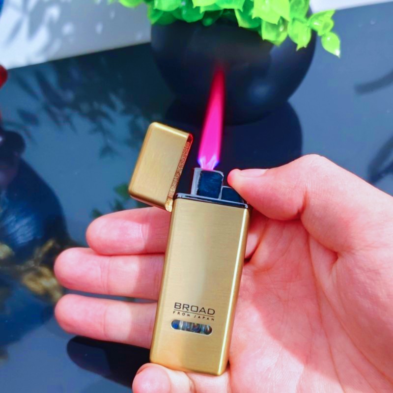 博达250佳人窄条长条红火防风打火机 广告logo可视气仓打火机