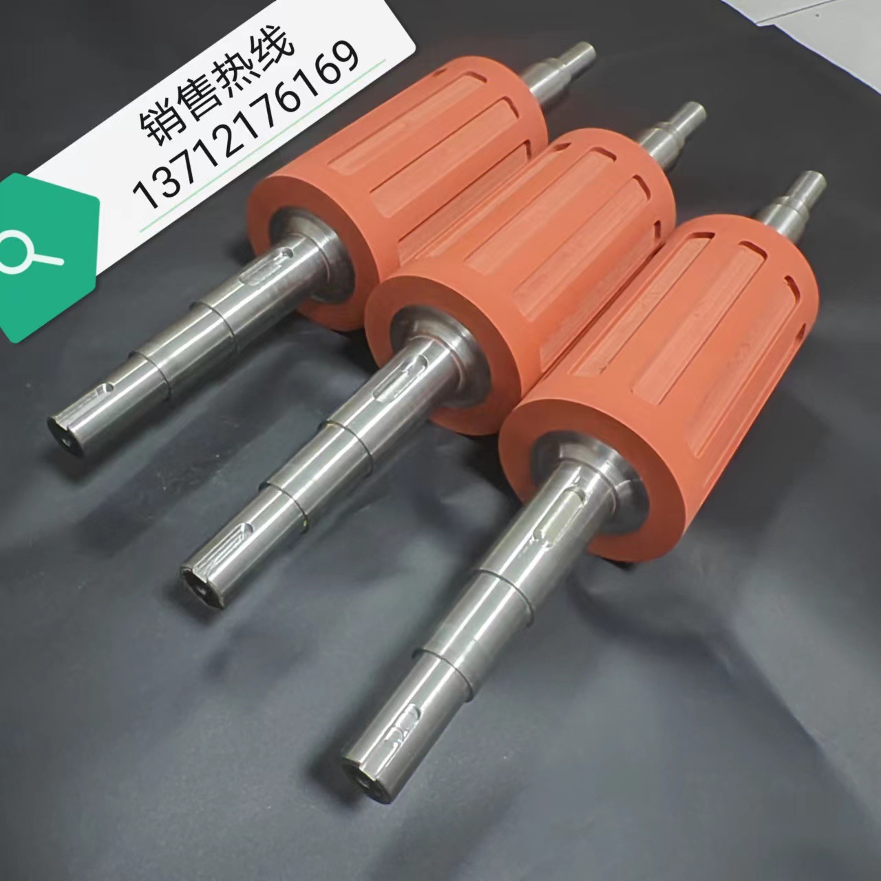 0成交20条专业厂家 织带机铝芯包胶轮 橡胶胶辊包胶加工￥560.