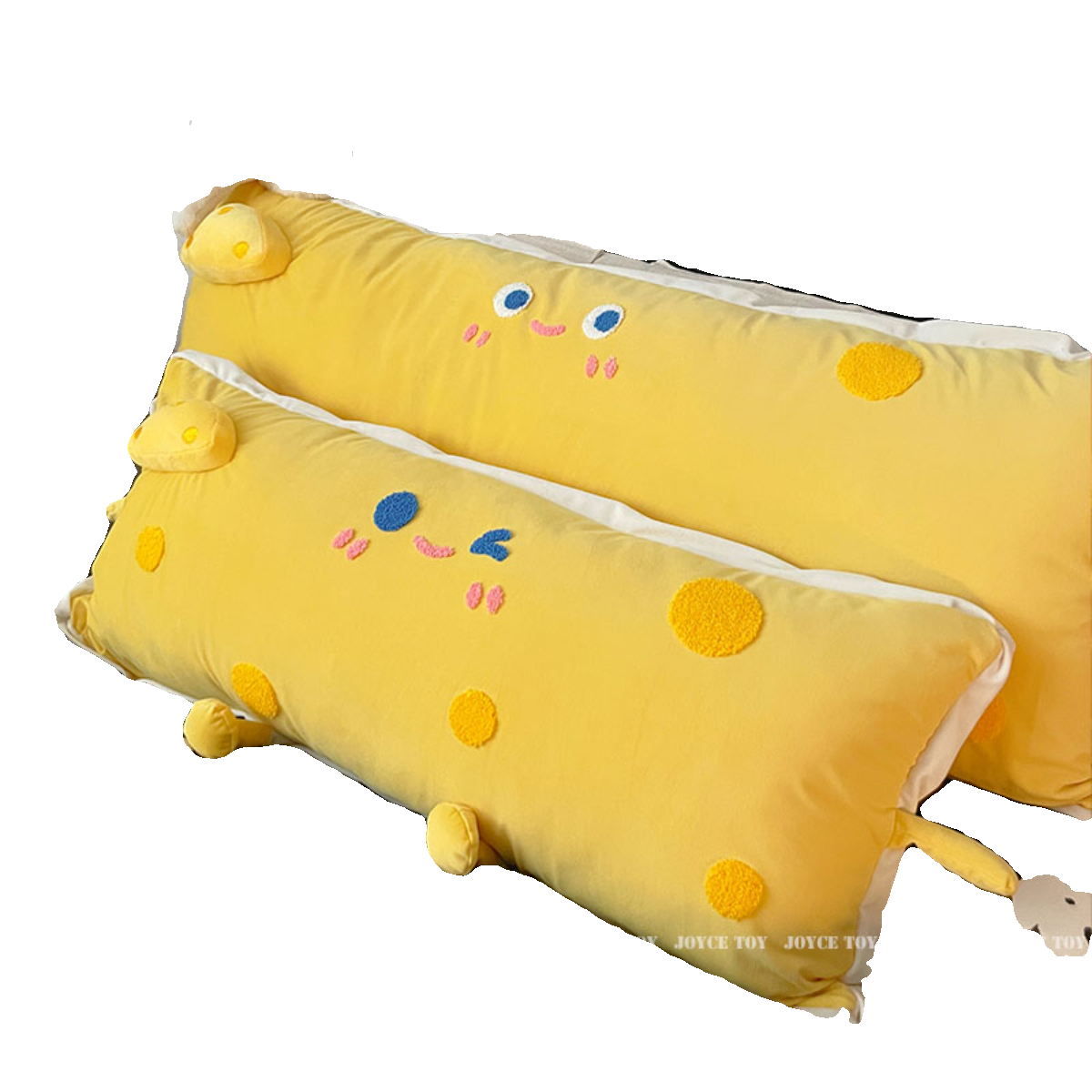 芝士靠枕床头夹腿躺床上靠垫宿舍学生单人抱枕长条靠背可拆洗枕头