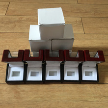 爆款珠宝首饰盒复古喷漆木盒首饰品包装盒 戒指盒厂家直供现货