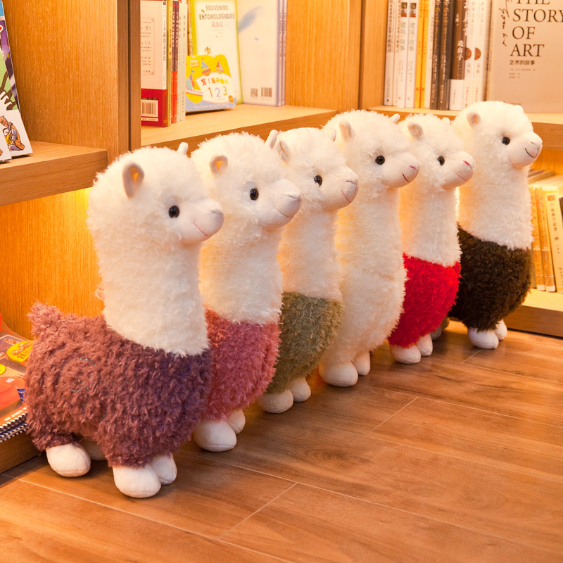 大号可爱毛绒玩具草泥马羊驼公仔睡觉抱枕日本布娃娃女孩生日礼物