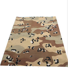 锦棉斜纹纱卡六色沙漠迷彩布面料中东六色斑点斑纹迷彩布厂家直供