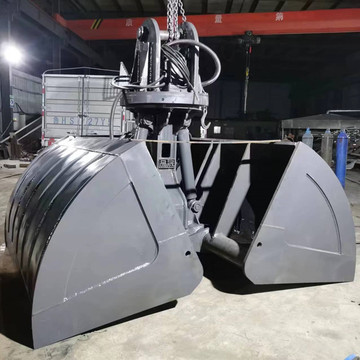 卸火车贝型抓斗   开口型卸煤斗   挖掘机铁路装卸贝壳斗