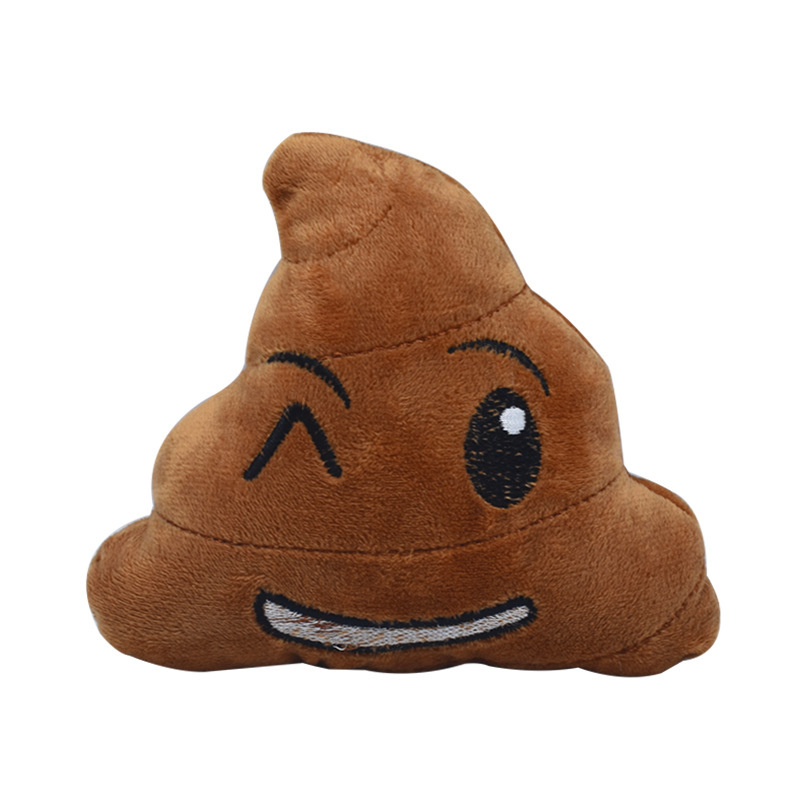 Pet Toy Simulation Poop Plush Sound Dog Toy Molar Tooth Cleaning Plush Stool Dog Pet Supplies