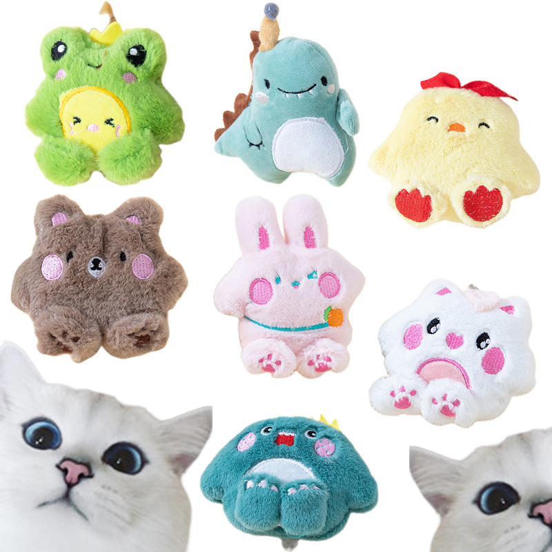 cross-border cat toy plush doll cat bite toy amazon popular molar bite-resistant pet supplies wholesale