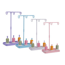 家用缝纫机三线架专用锁边机马卡龙色三线架可放置3个大宝塔线