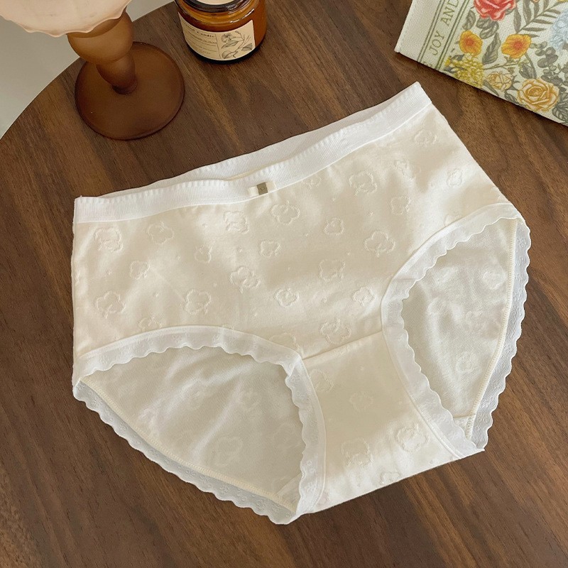 5AA Baby Cotton Girls' Cotton Underwear Women's Cotton Anti-Ladies Mid Waist Girls' Japanese Style Women's Wholesale