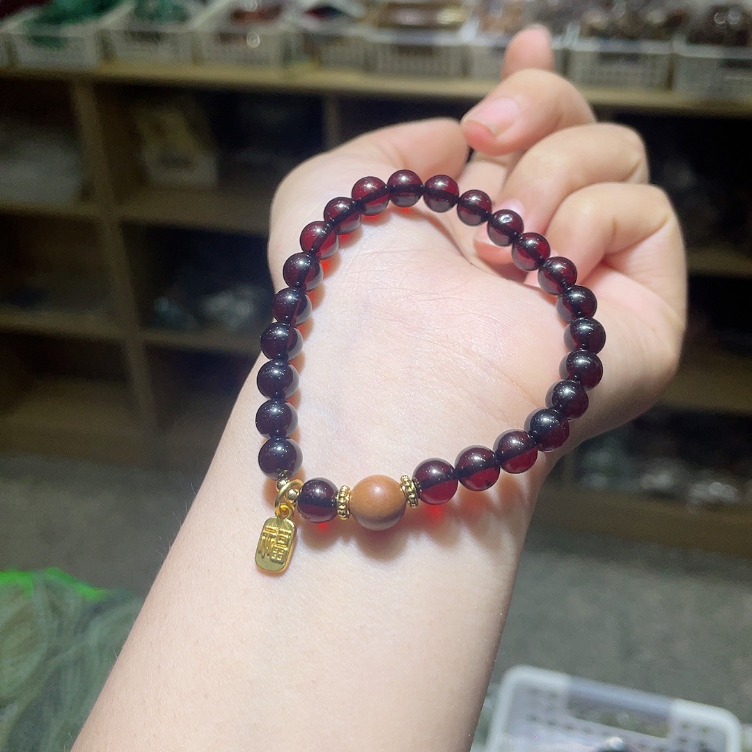 血珀小福牌手串-阿里巴巴