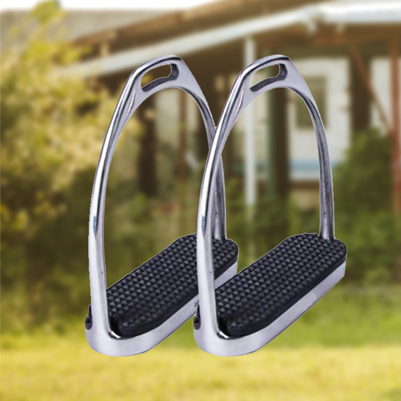 马具用品不锈钢马镫厂家批发马术装备马镫脚蹬防滑马镫