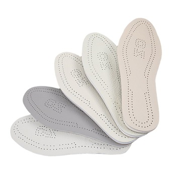 皮革正o全垫o形腿矫正鞋垫透气减震缓压男女牛皮正o鞋垫厂家直销
