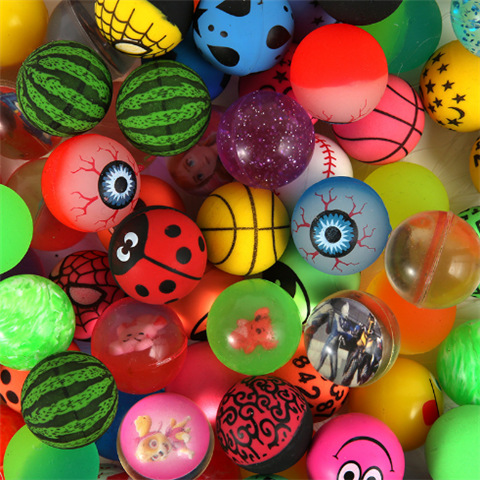 儿童弹力球弹跳32号无毒橡胶实心弹弹球弹力球玩具大号小橡皮球类