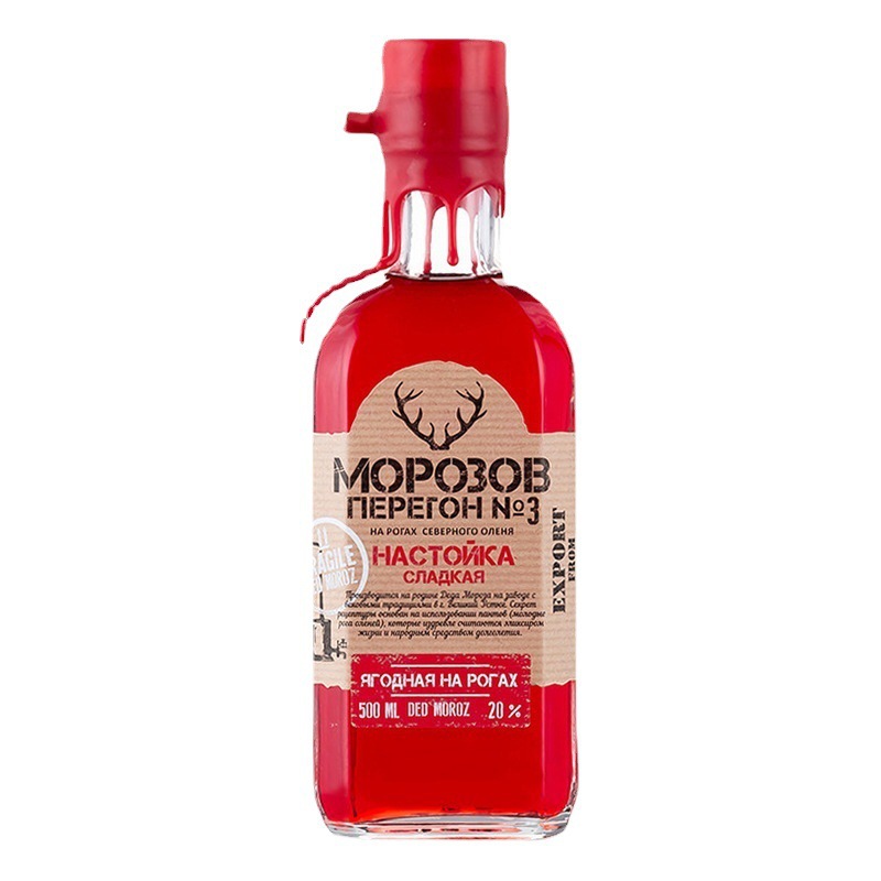 俄罗斯洋酒 莫罗 莫洛佐夫升华3号伏特加 500ml