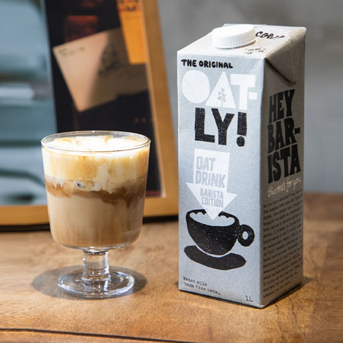 oatly噢麦力咖啡大师燕麦奶无糖植物蛋白饮料咖啡伴侣燕麦拿铁1l