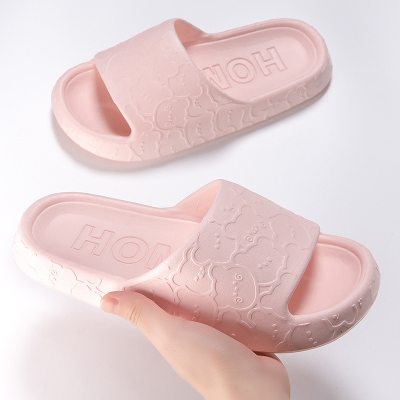 Eva Sandals and Slippers Female Summer New Couple Home Thick Bottom Anti-Slip Household Outdoor Men's Slippers Foreign Trade Wholesale