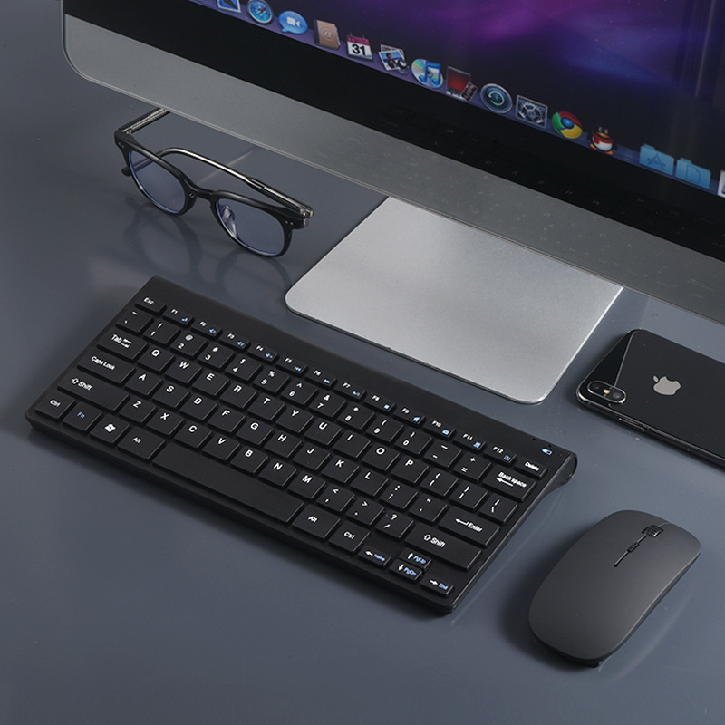 Wireless Mouse Set Keyboard and Mouse Set Laptop External Chocolate Button Wireless Keyboard