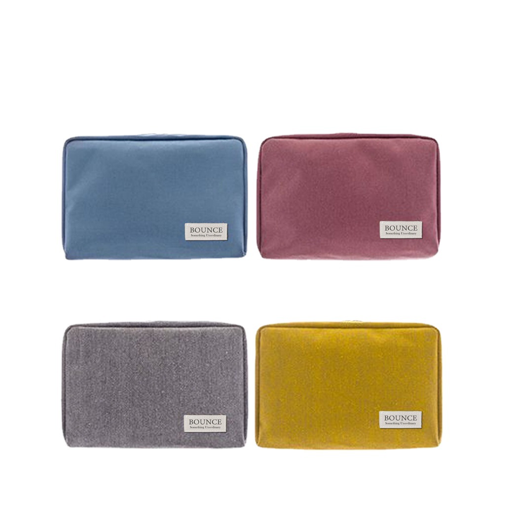 Waterproof Thick Nylon Cloth Stationery Pack Digital Storage Bag Seal Passbook Wallet Finishing Makeup Seal Bag