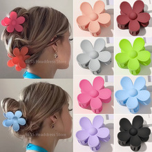 Korea Flower Shape Hair Claw Clip for Women Girls Barrette跨