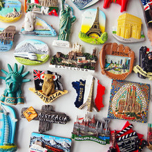 各国旅游纪念品美英法德韩泰国意大利日本迪拜瑞士越南磁性冰箱贴