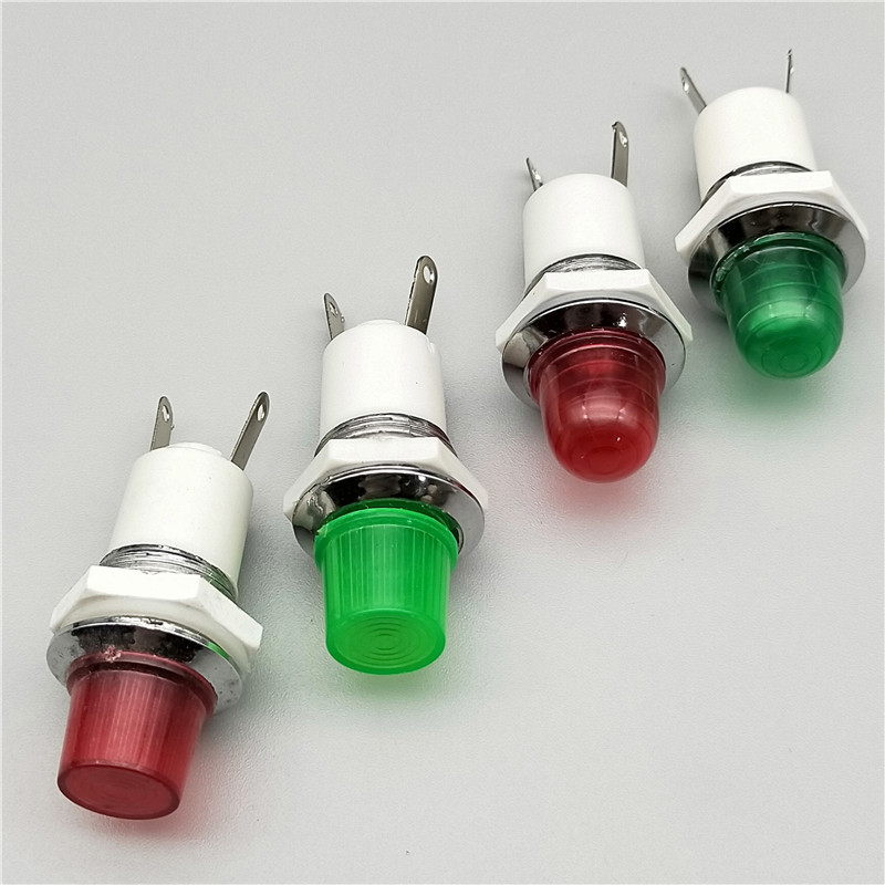 16mm电源工作信号指示灯xd0 xd1 dh16圆形孔非led 6v12v24v红绿黄