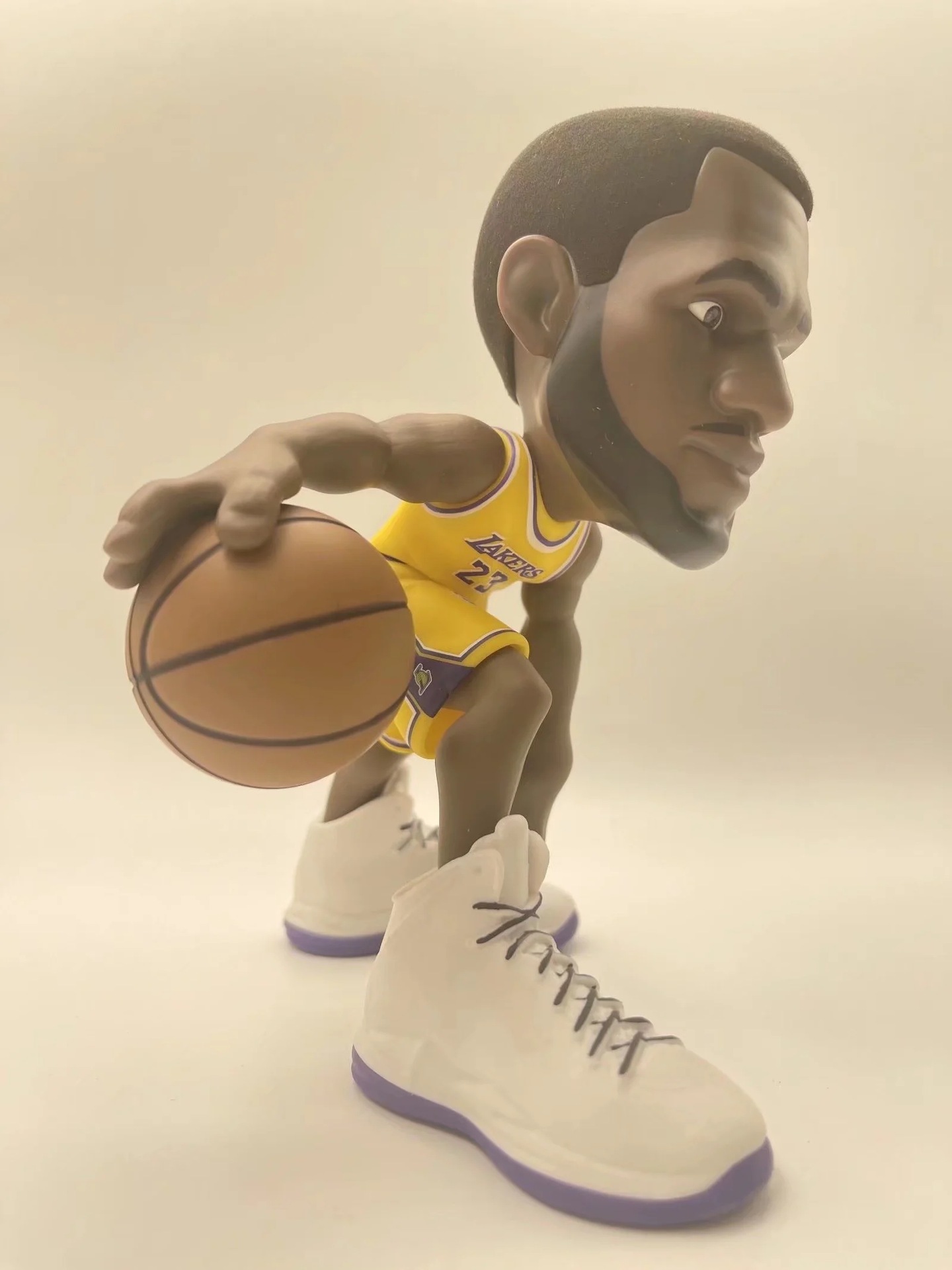 篮球明星 nba球星 湖人队 23号 詹姆斯 篮球运动员 公仔 盒装手办