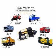 农用车减速起动机1315A叉车158D拖拉机12V柴油机3Q5A启动机24V