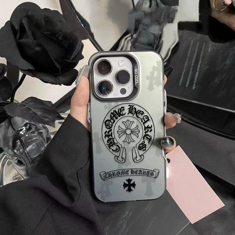 潮牌十字架适用苹果17Promax手机壳个性元气壳iPhone16/15/14欧美