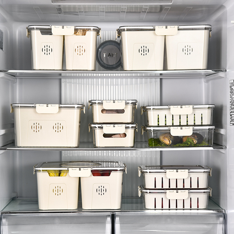 Pet New Crisper Refrigerator Storage Storage Box Plastic Thickened Frozen Draining Crisper for Refrigerator