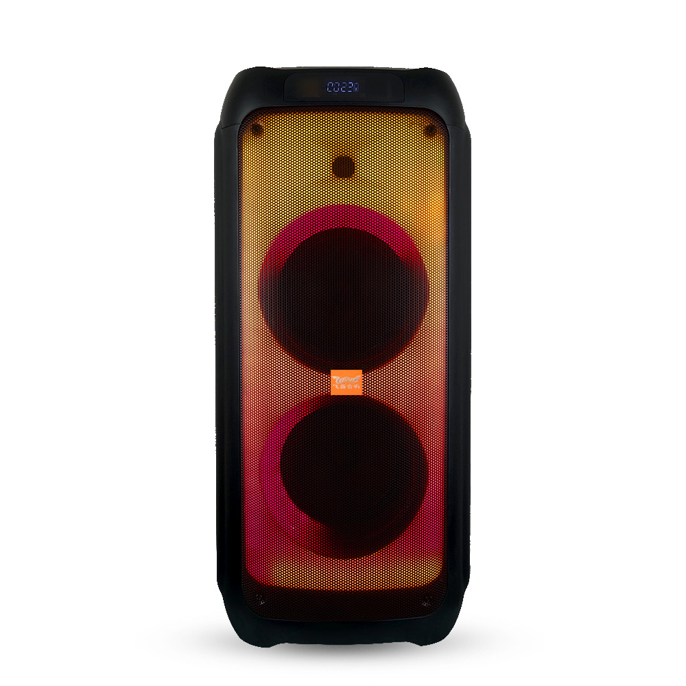 飞扬音响厂双8寸火焰音响大功率2x8outdoorpartyspeakers