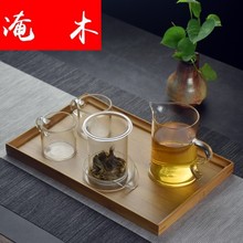 茶壶耐热玻璃过滤泡茶器小号透明花茶红茶壶家用功夫茶具茶杯