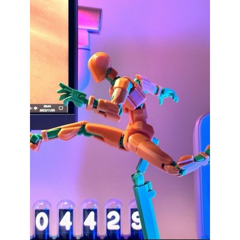 多关节可动3d打印人偶手办超可动玩偶全身活动小人仔男孩玩具