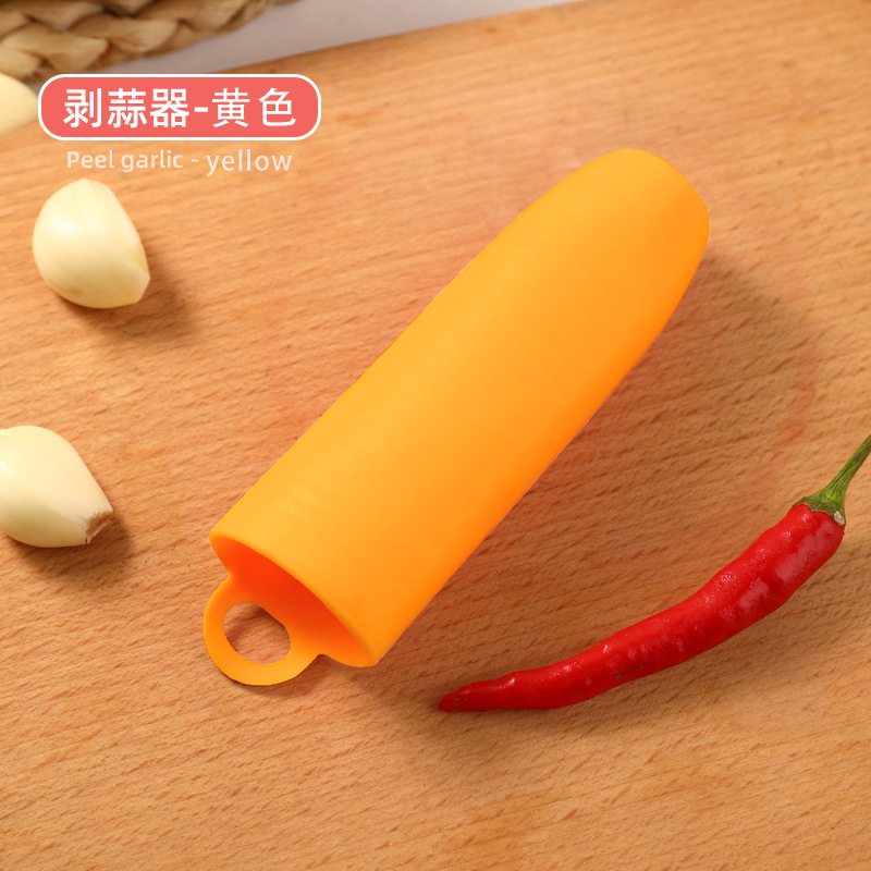 Silica Gel Garlic Peeling Machine Household Peeling Peeler Manual Garlic Kitchen Garlic Peeling Artifact Garlic Press Garlic Press