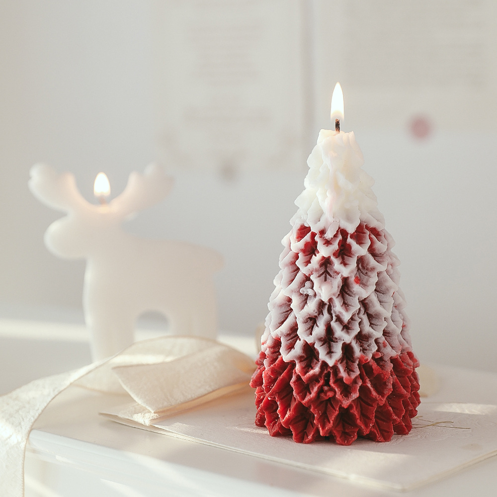 Christmas Candle Aromatherapy Gift Set DIY Handmade Gift Birthday Gift Holiday Emulation Christmas Tree Candle
