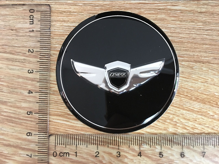 适用现代劳恩斯酷派车标 genesis改装车标车标贴轮毂盖标贴