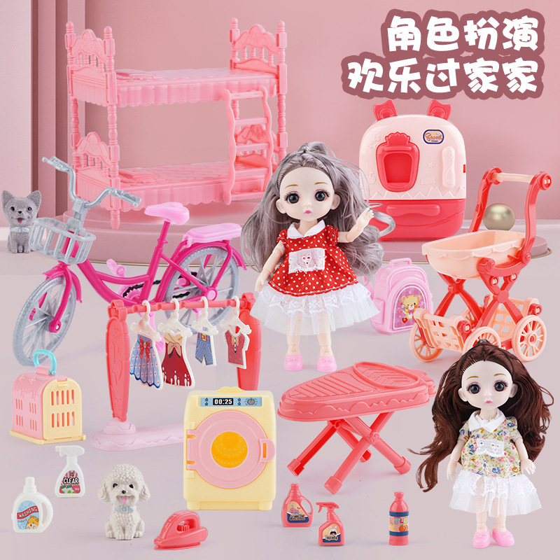 Spring Fairy Princess Doll Gift Box Children Girl Gift Set Play House Wholesale Toy Barbie Doll