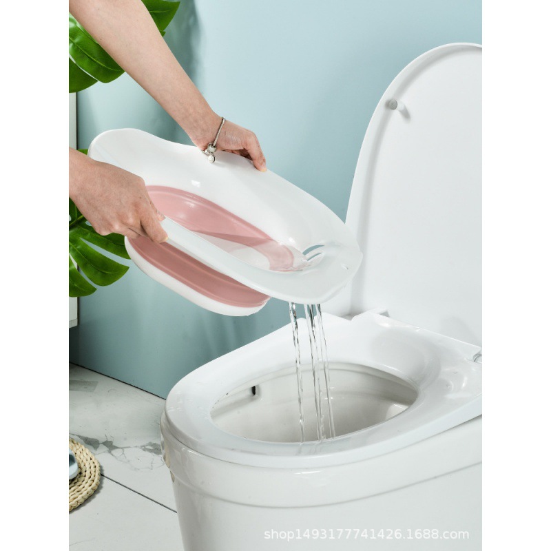 Squat-Free Foldable Bidet Pregnant Women's Butt Washing Anal and Intestinal Postoperative Care Basin Body Cleaning Confinement Hemorrhoids Basin Wholesale