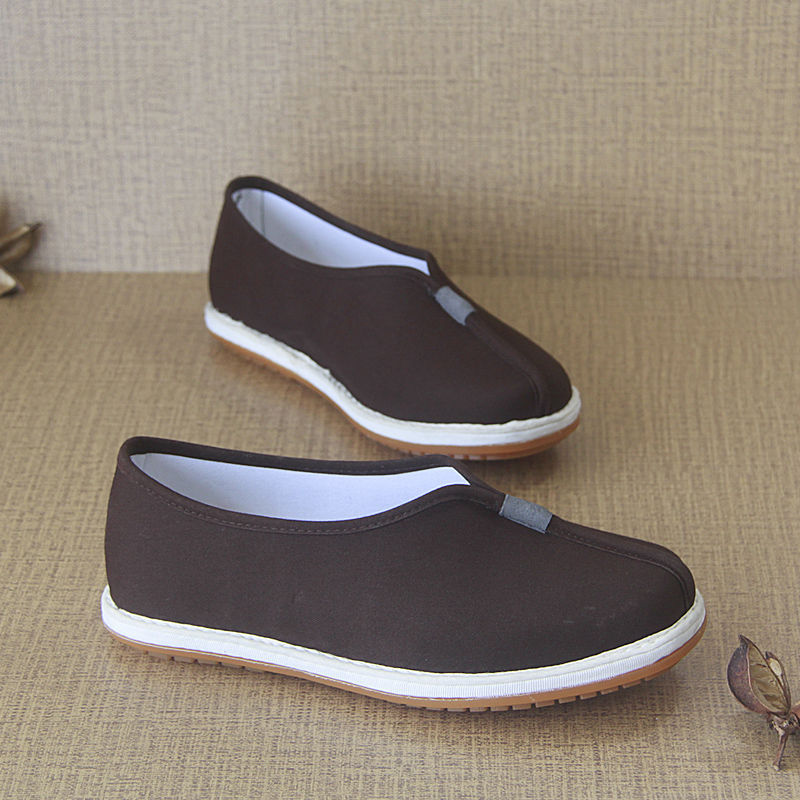 中国风老北京千层底布鞋男低帮鞋出家人道家居士鞋和尚鞋尼姑僧鞋