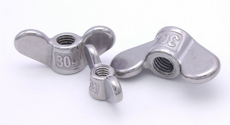 304不锈钢手拧螺母大耳朵蝶形螺母羊角宝螺丝帽m5m6m8m10m12m20