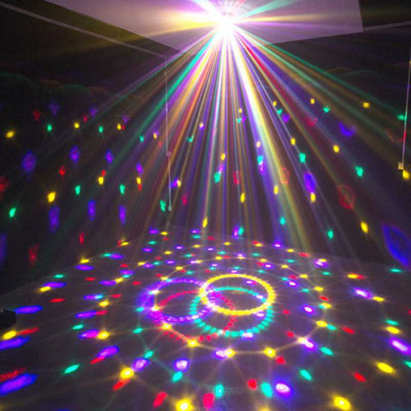 ktv闪光灯家用蓝牙音响七彩舞台酒吧爆闪旋转彩灯房间宿舍蹦迪灯